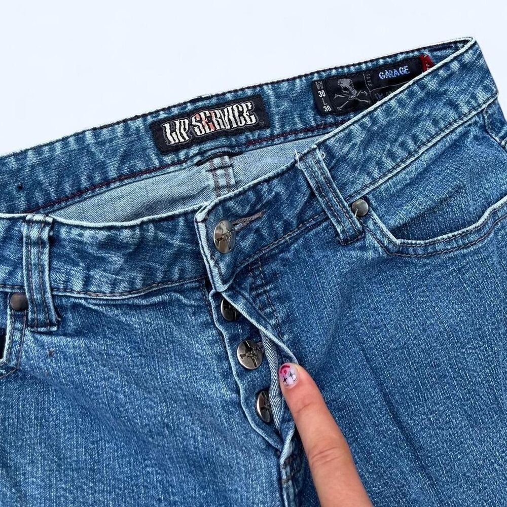 Lip-service Women's Blue and Navy Jeans